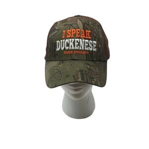 A&E Duck Dynasty I Speak Duckenese Camouflage Adjustable Baseball Trucker Hat